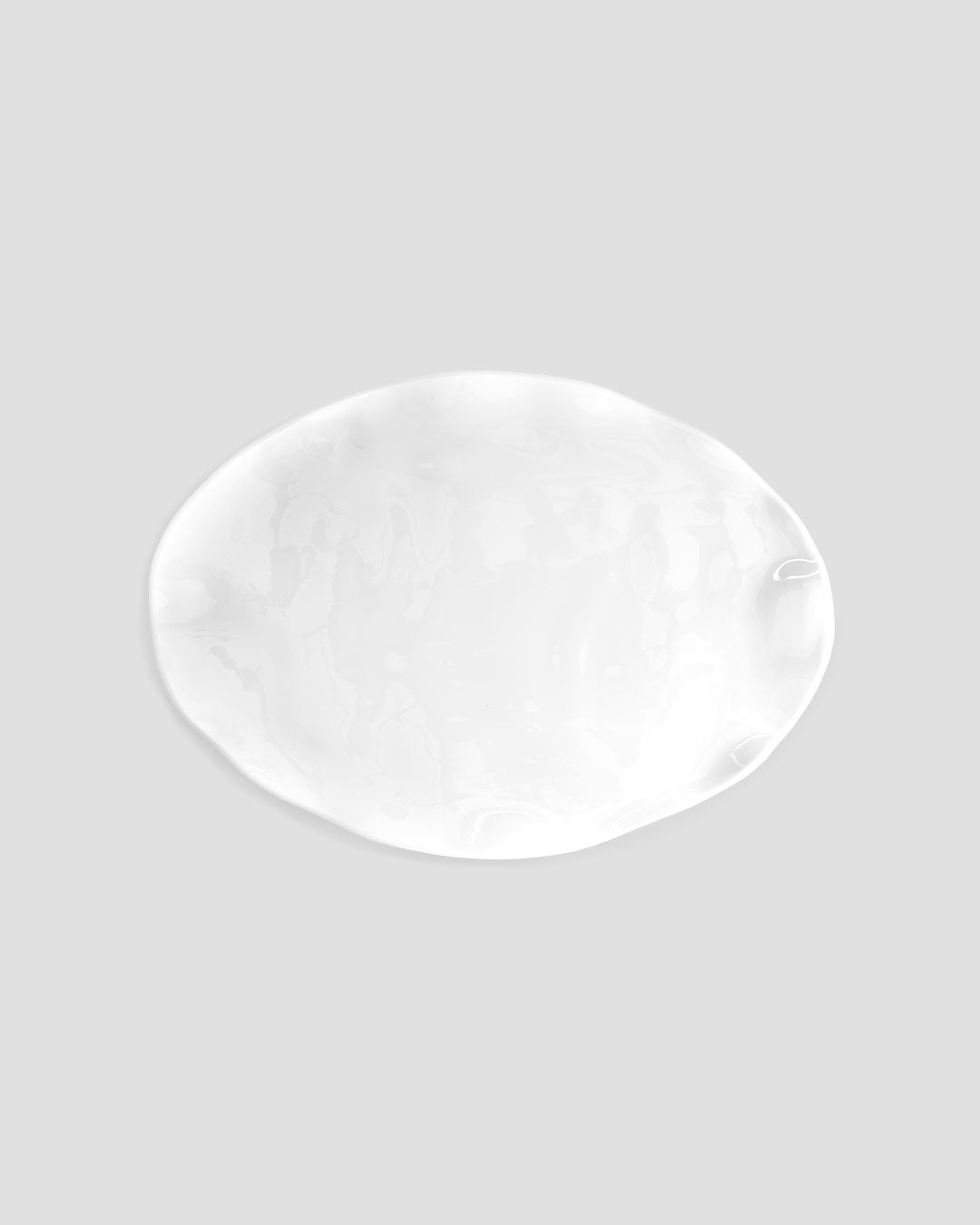 Q Squared Ruffle Melamine Oval Platter Set of 4