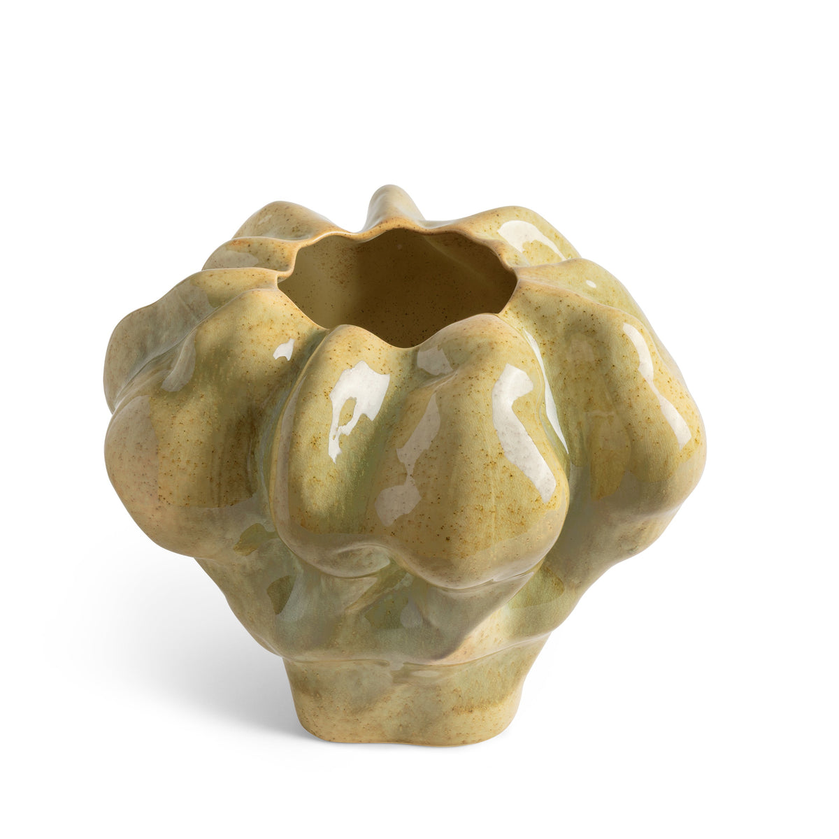 Timna Vase Green Extra-Short detail