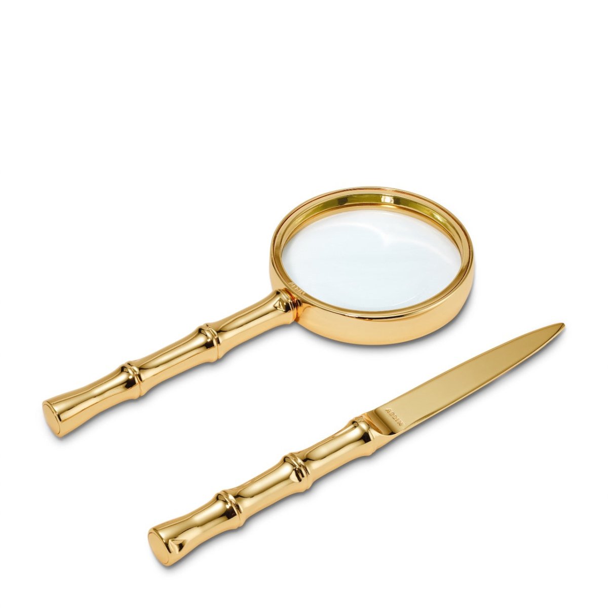 Aerin Ava Bamboo Magnifying Glass and Letter Opener detail