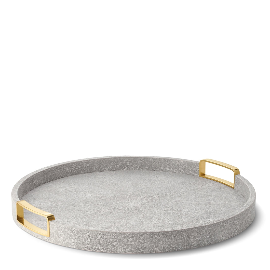 Aerin Carina Shagreen Small Round Tray
