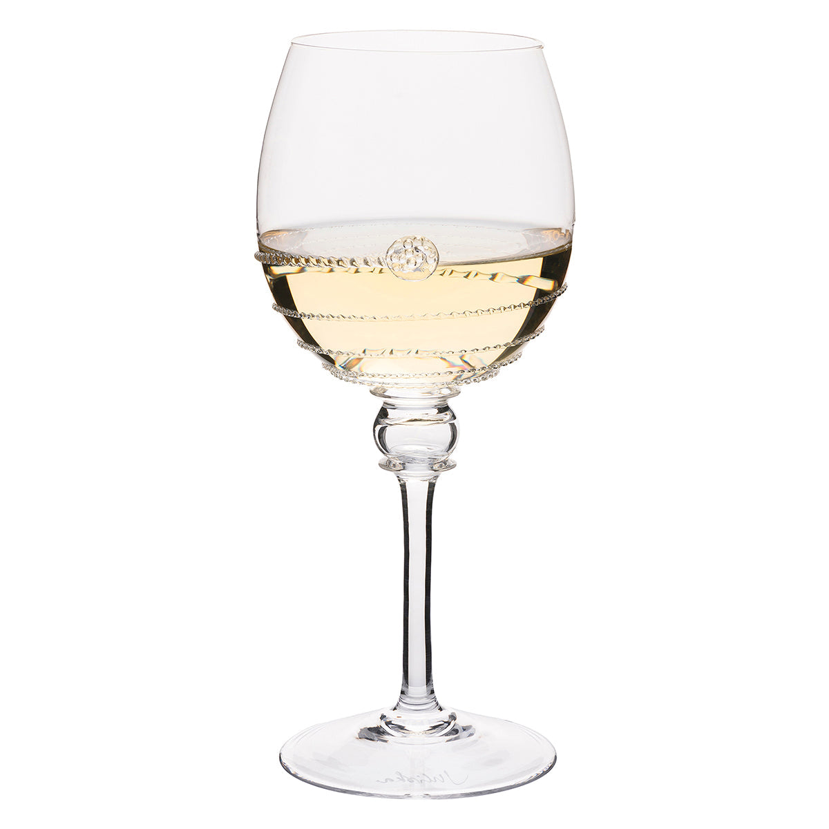 Amalia Full Body White Wine Glass, styled table setting