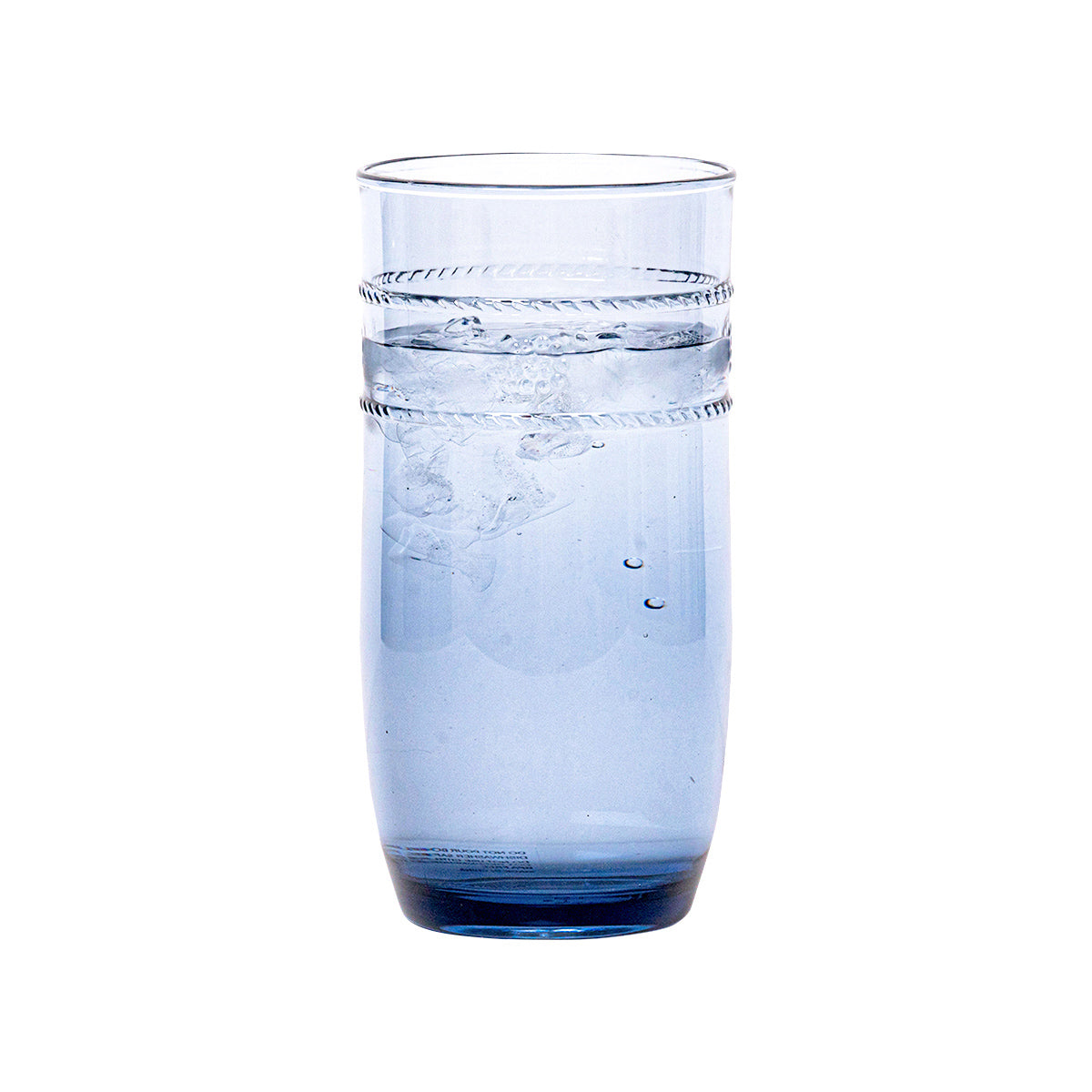 Isabella Acrylic Blue Large Beverage, lifestyle in-context