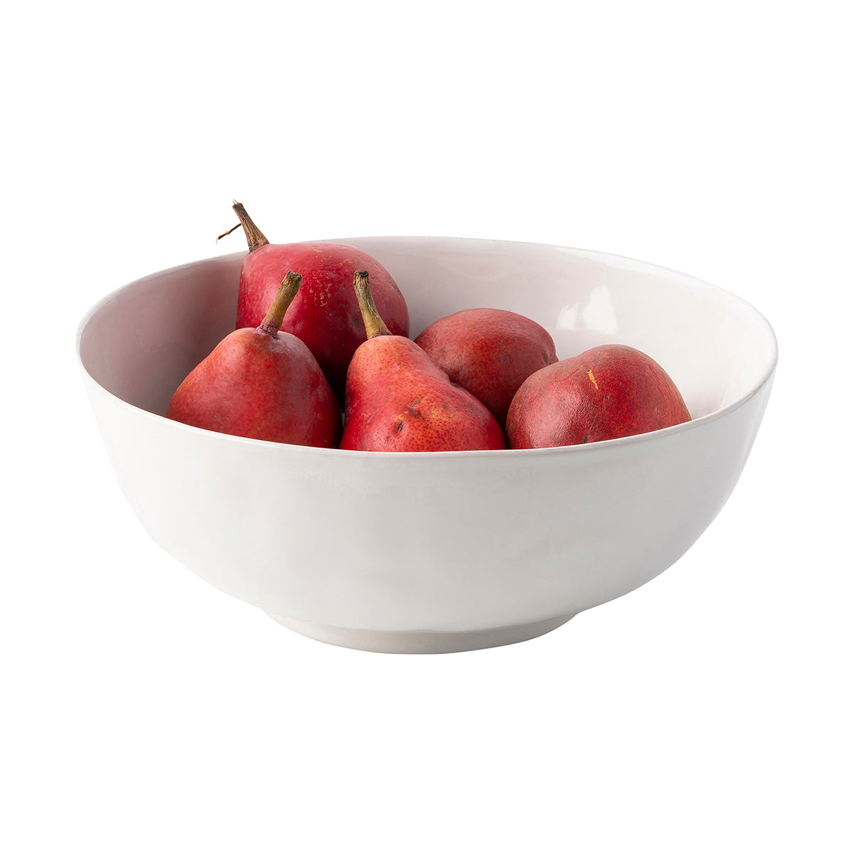 Puro Whitewash 10" Serving Bowl, styled table setting