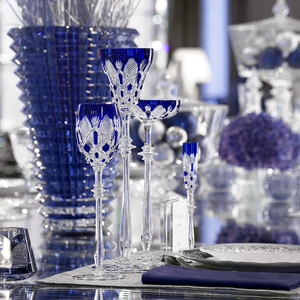 Baccarat Tsar Water Glass Blue