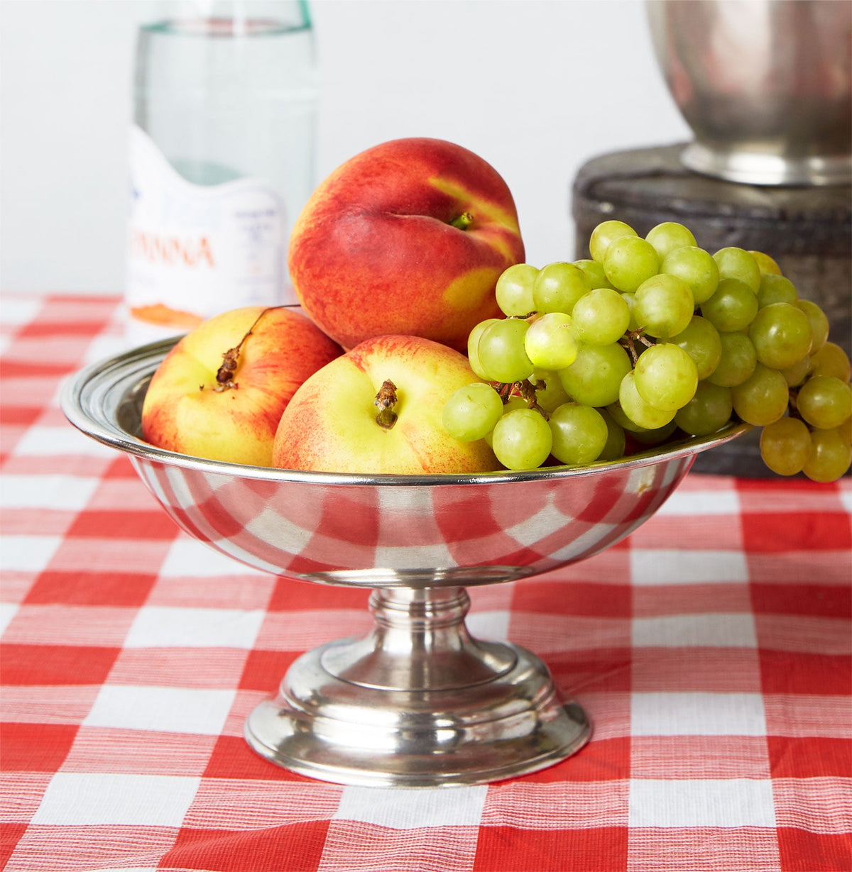 MATCH pewter fruit compote styled