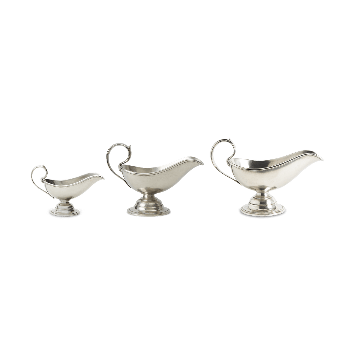 MATCH pewter gravy boat styled