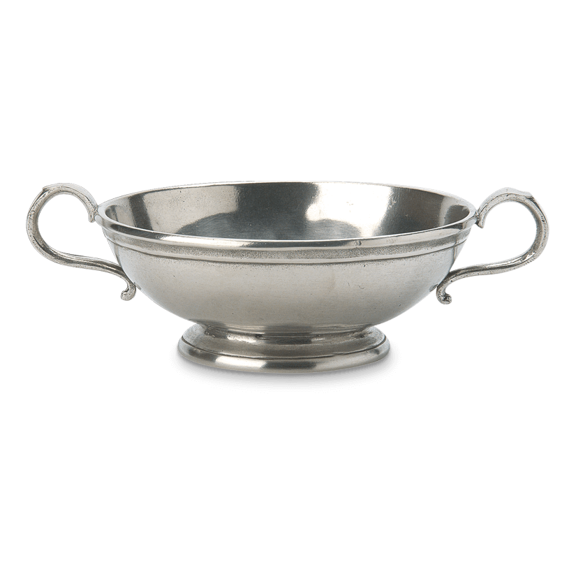MATCH Low Footed pewter bowl, Small