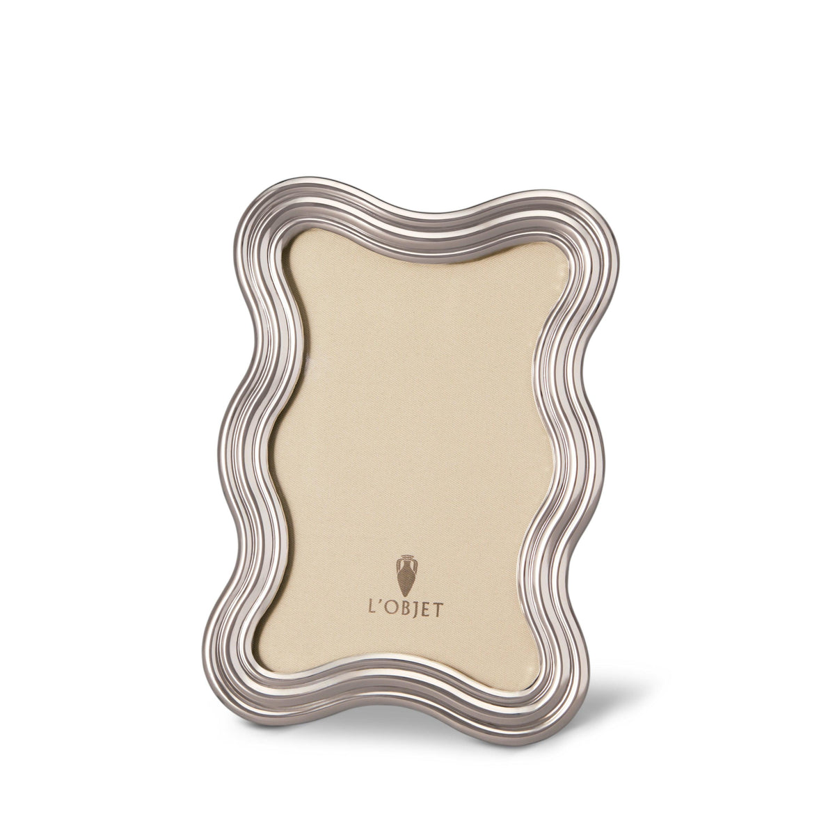 L'Objet Ripple Frame, Platinum, 4 x 6