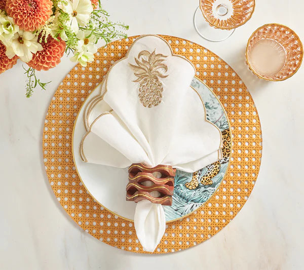 Kim Seybert Reed Placemats, Natural, Set of 4