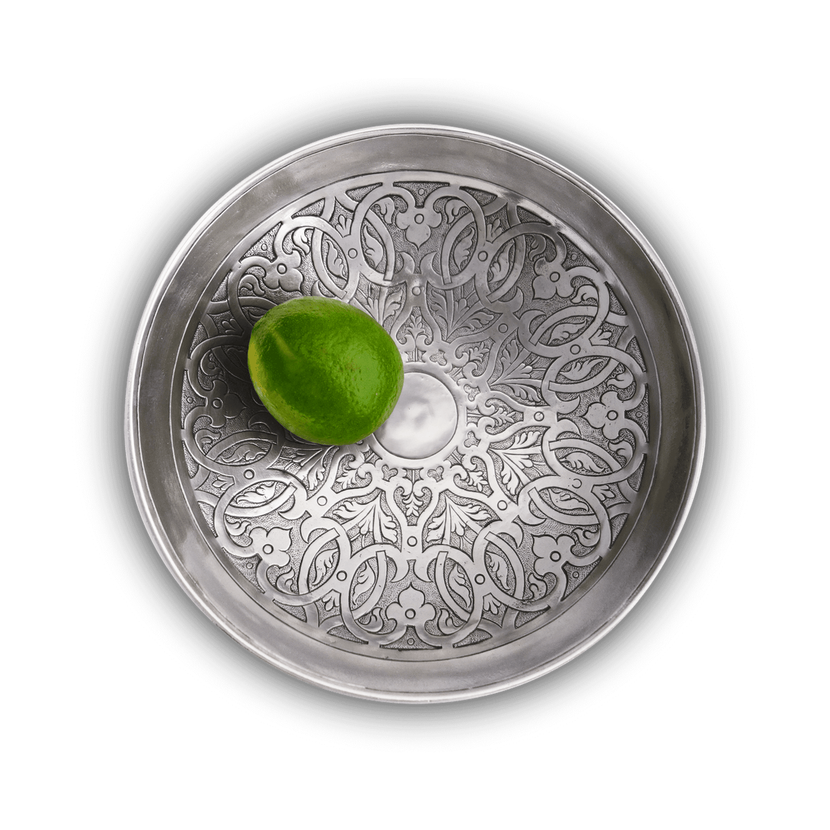 MATCH Venezia pedestal bowl engraving from above with limes
