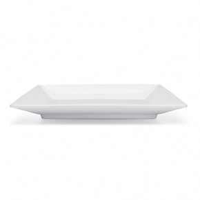 Q SQUARED Diamond Melamine Square Dinner Plate Set of 4