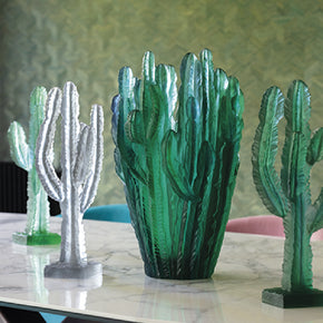 DAUM Vase Jardin de Cactus by Emilio Robba Numbered Edition