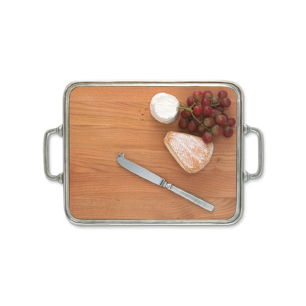 MATCH PEWTER Cheese Tray with Handles MATCH PEWTER Cheese Tray with Handles