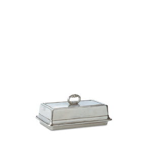 MATCH PEWTER Covered Butter Dish