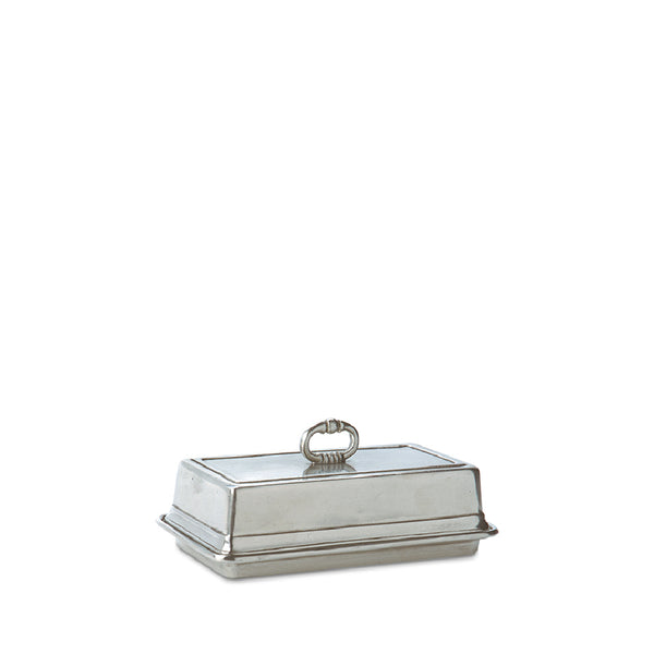 MATCH PEWTER Covered Butter Dish MATCH PEWTER Covered Butter Dish