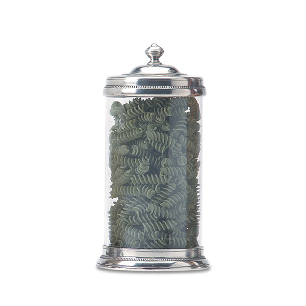 MATCH PEWTER Glass Canister MATCH PEWTER Glass Canister