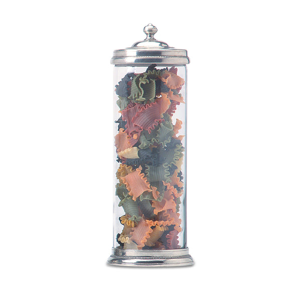 MATCH PEWTER Glass Canister MATCH PEWTER Glass Canister