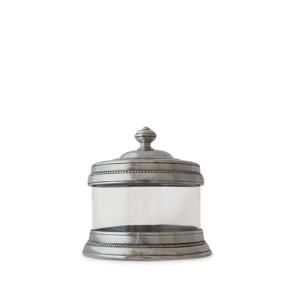 MATCH PEWTER Glass Canister MATCH PEWTER Glass Canister