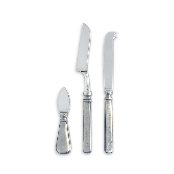 MATCH PEWTER Gabriella Cheese Knife Set MATCH PEWTER Gabriella Cheese Knife Set