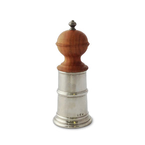 MATCH PEWTER Wood & Pewter Salt Mill
