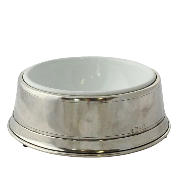 MATCH PEWTER Pet Bowl MATCH PEWTER Pet Bowl