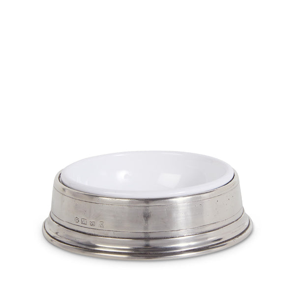 MATCH PEWTER Pet Bowl MATCH PEWTER Pet Bowl