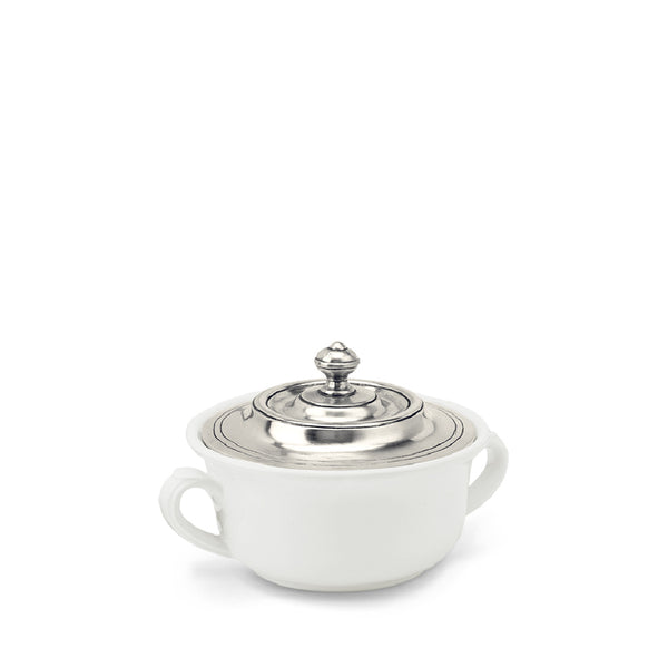 MATCH PEWTER Convivio Covered Soup Bowl Only MATCH PEWTER Convivio Covered Soup Bowl Only