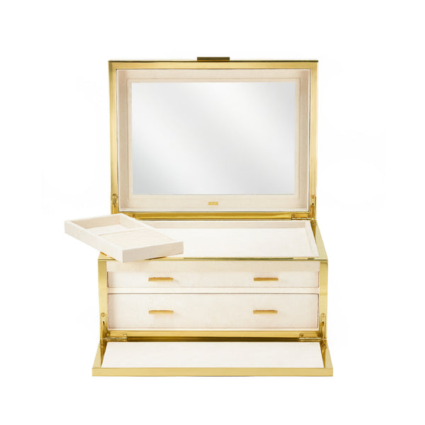 Luxe Shagreen Jewelry Box AERIN Parci Parla Home