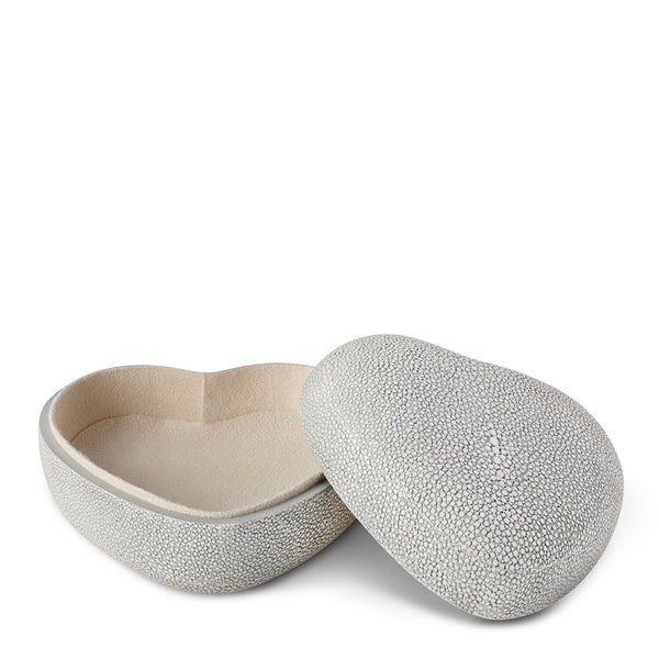 AERIN Shagreen Heart Box AERIN Shagreen Heart Box