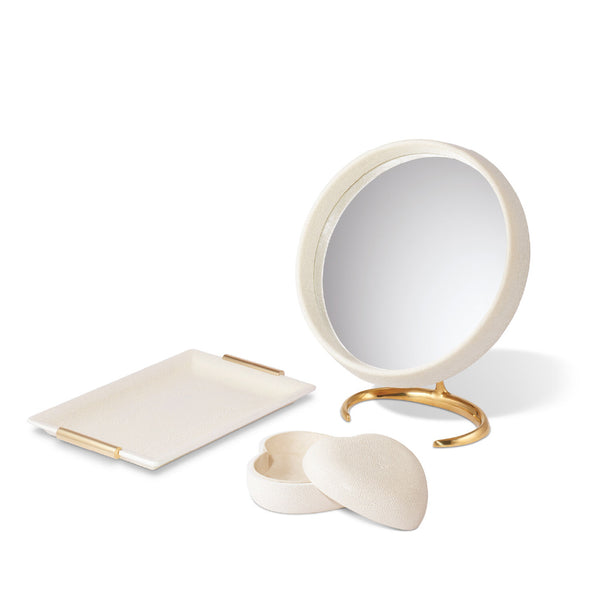 AERIN Shagreen Vanity Mirror AERIN Shagreen Vanity Mirror