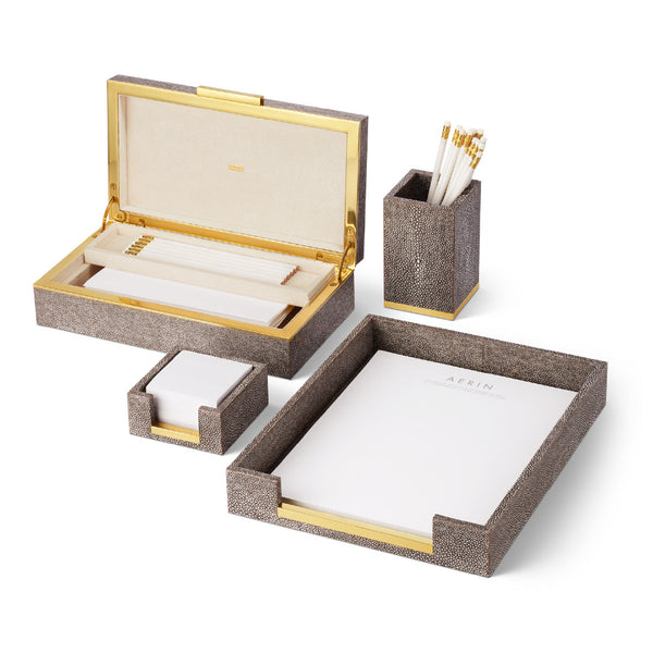 AERIN Shagreen Pencil Cup AERIN Shagreen Pencil Cup