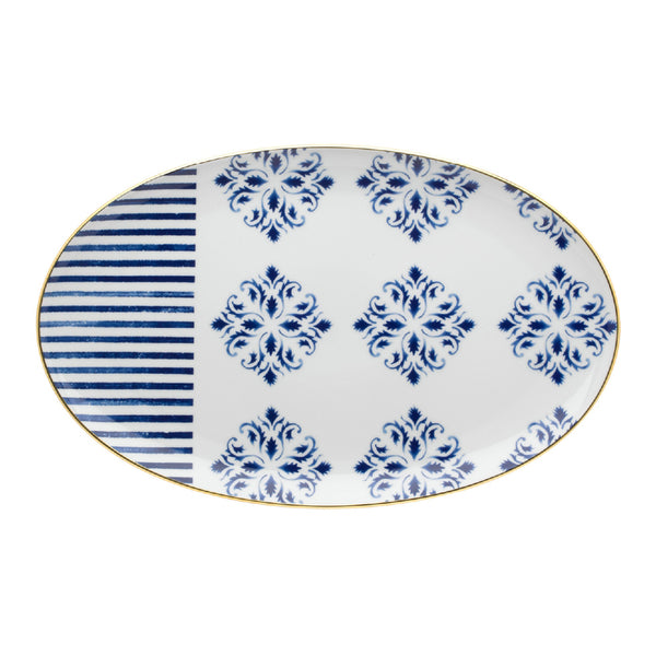 VISTA ALEGRE Transatlantica Large Oval Platter VISTA ALEGRE Transatlantica Large Oval Platter