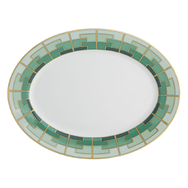 VISTA ALEGRE Emerald Small Oval Platter VISTA ALEGRE Emerald Small Oval Platter