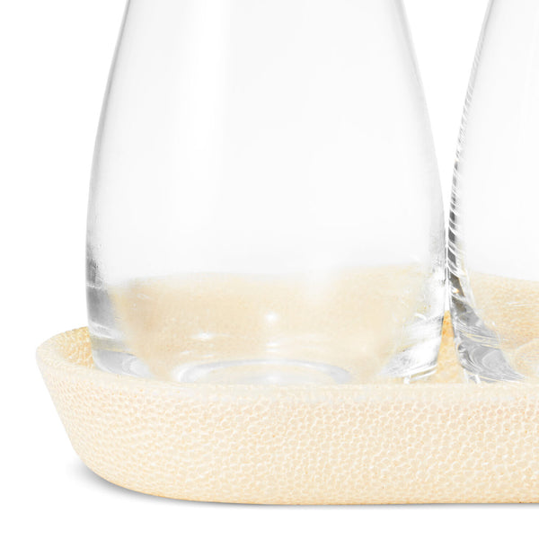AERIN Shagreen Oil And Vinegar Bottle Set AERIN Shagreen Oil And Vinegar Bottle Set