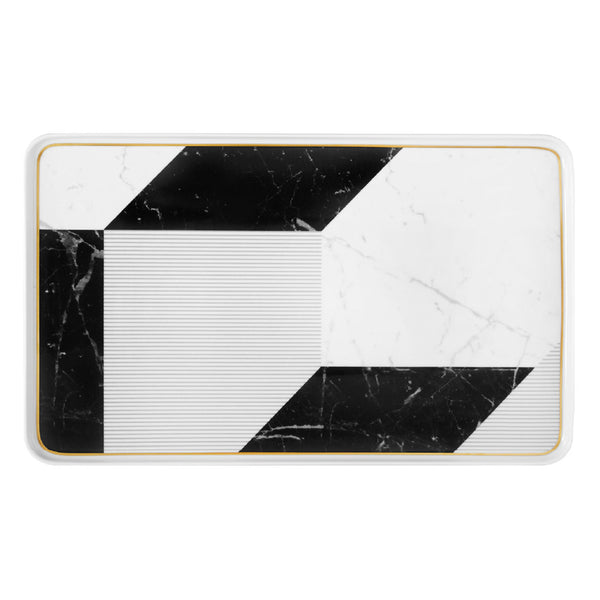 VISTA ALEGRE Carrara Large Rectangular Platter VISTA ALEGRE Carrara Large Rectangular Platter