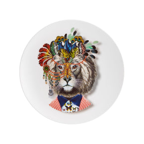 VISTA ALEGRE Love Who You Want Dessert Plate Jungle King