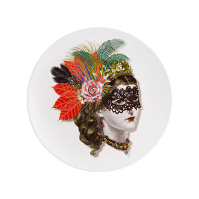 VISTA ALEGRE Love Who You Want Dessert Plate Mamzelle Scarlet