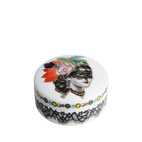 VISTA ALEGRE Love Who You Want Small Round Box Mamzelle Scarlet