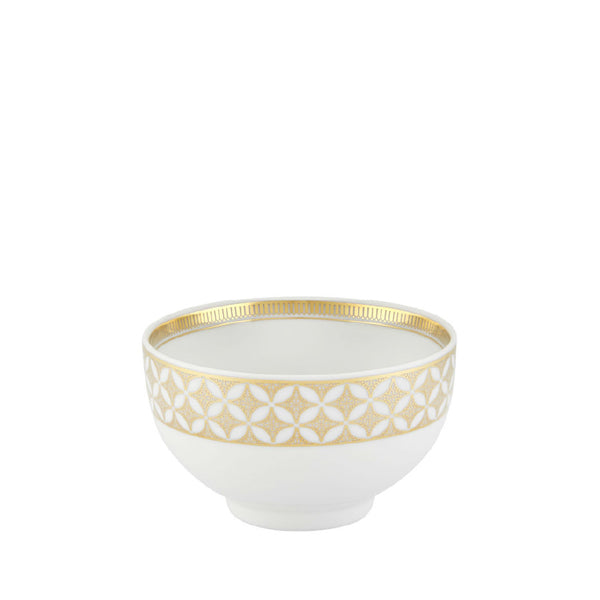 VISTA ALEGRE Gold Exotic Rice Bowl Set of 4 VISTA ALEGRE Gold Exotic Rice Bowl Set of 4