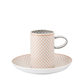 VISTA ALEGRE Maya Coffee Cup and Saucer Set of 4