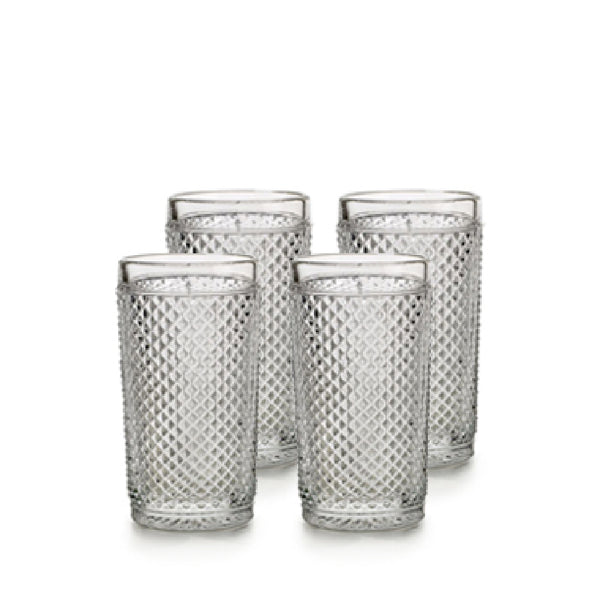 VISTA ALEGRE Bicos Set with 4 Highballs VISTA ALEGRE Bicos Set with 4 Highballs