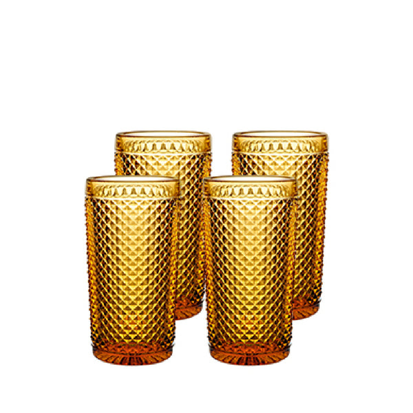 VISTA ALEGRE Bicos Set with 4 Highballs VISTA ALEGRE Bicos Set with 4 Highballs