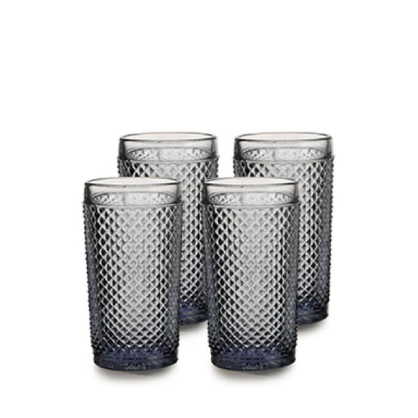 VISTA ALEGRE Bicos Set with 4 Highballs VISTA ALEGRE Bicos Set with 4 Highballs