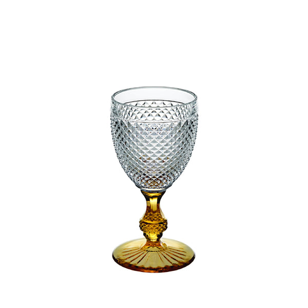 VISTA ALEGRE Bicos Bicolor Goblet with Colored Stem VISTA ALEGRE Bicos Bicolor Goblet with Colored Stem