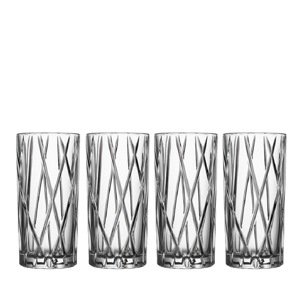 ORREFORS City Highball Set Of 4 ORREFORS City Highball Set Of 4