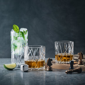 ORREFORS City Old Fashioned Set Of 4