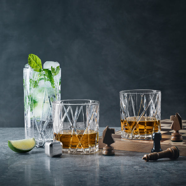ORREFORS City Old Fashioned Set Of 4 ORREFORS City Old Fashioned Set Of 4