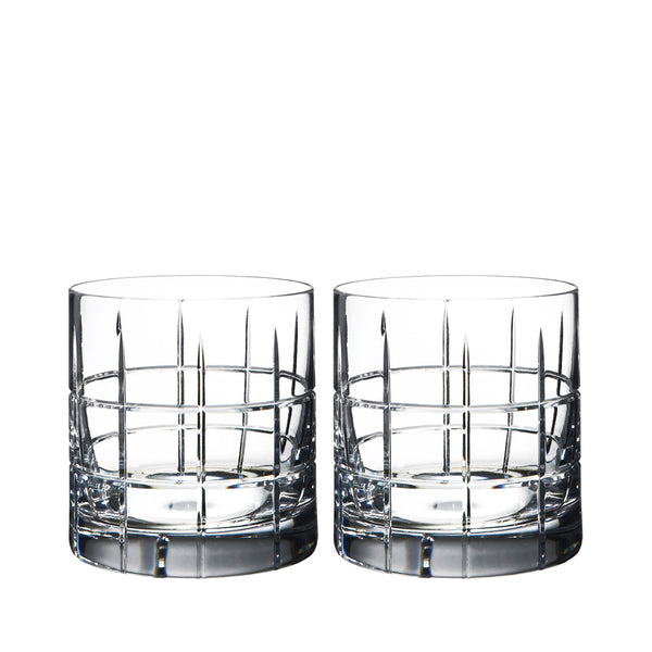 ORREFORS Street Double Old Fashioned Pair ORREFORS Street Double Old Fashioned Pair
