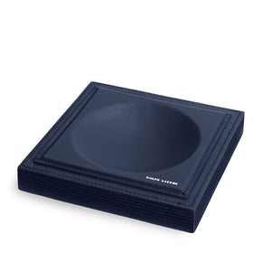 RALPH LAUREN Brennan Leather-Teak Catchall