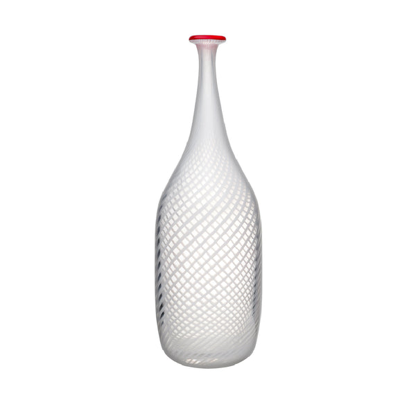 KOSTA BODA Red Rim Bottle KOSTA BODA Red Rim Bottle